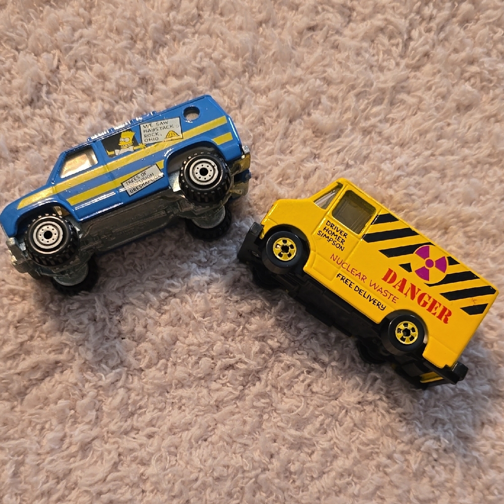 ♡♡♡ Simpsons Hot Wheels The Viewers Series Cars Vintage